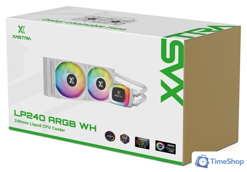 Система жидкостного охлаждения для процессора XASTRA LP240 ARGB WH - Изображение №9 — Интернет-магазин Time-Shop