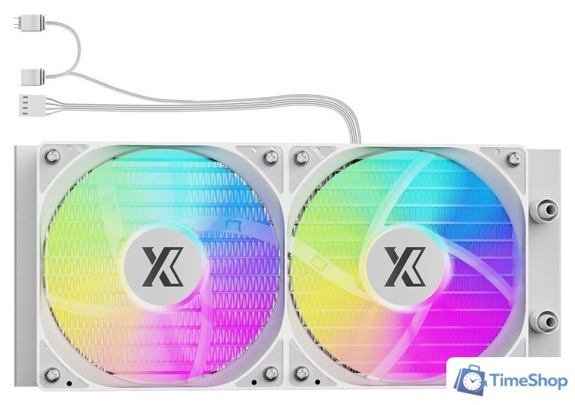 Система жидкостного охлаждения для процессора XASTRA LP240 ARGB WH - Изображение №3 — Интернет-магазин Time-Shop