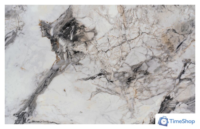 Готовая кухня ВерсоМебель Эко-7 1.2x2.6 правая (сумеречный голубой/дуб гранж песочный/ст.альберика) - Изображение №3 — Интернет-магазин Time-Shop