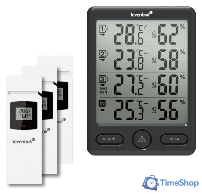 Метеостанция Levenhuk Wezzer PLUS LP20 78892 - Изображение №1 — Интернет-магазин Time-Shop