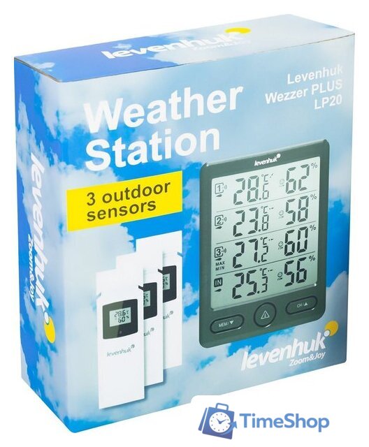 Метеостанция Levenhuk Wezzer PLUS LP20 78892 - Изображение №10 — Интернет-магазин Time-Shop