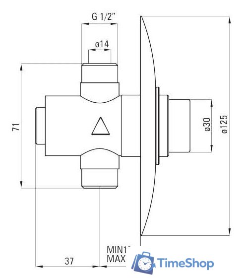 Смеситель Deante Press BBH 048L - Изображение №2 — Интернет-магазин Time-Shop