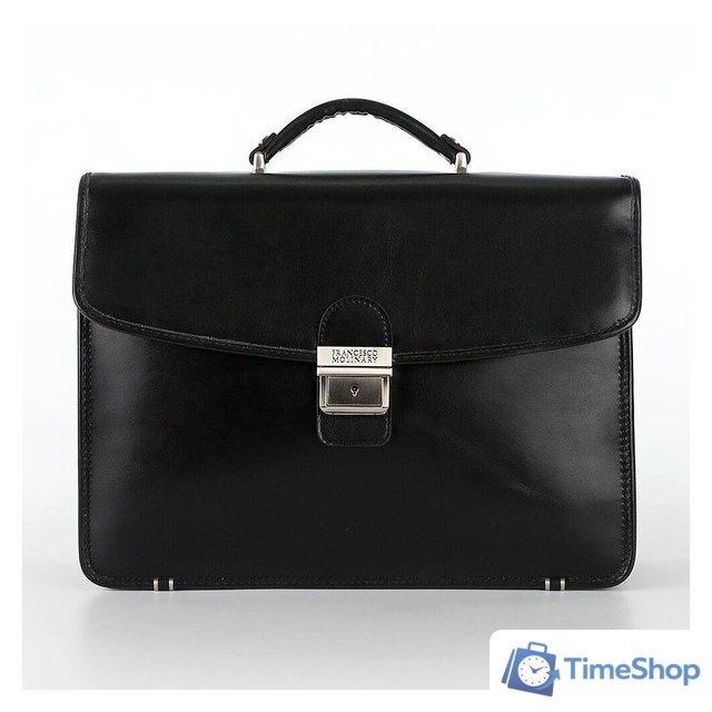 Мужская сумка Francesco Molinary 513-31022-003-BLK - Изображение №1 — Интернет-магазин Time-Shop