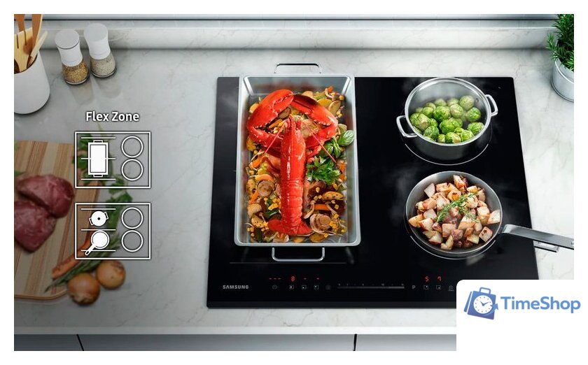 Варочная панель Samsung NZ64R3747BK - Изображение №5 — Интернет-магазин Time-Shop