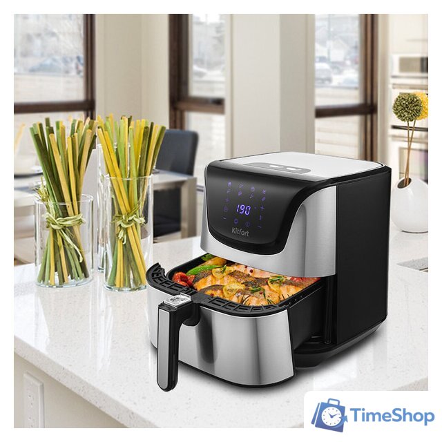 Аэрогриль (аэрофритюрница) Kitfort KT-2232 - Изображение №2 — Интернет-магазин Time-Shop