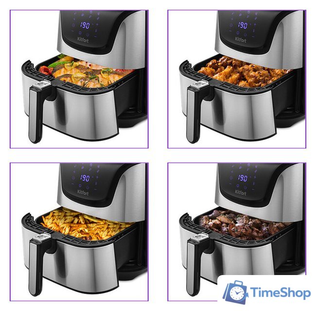 Аэрогриль (аэрофритюрница) Kitfort KT-2232 - Изображение №3 — Интернет-магазин Time-Shop