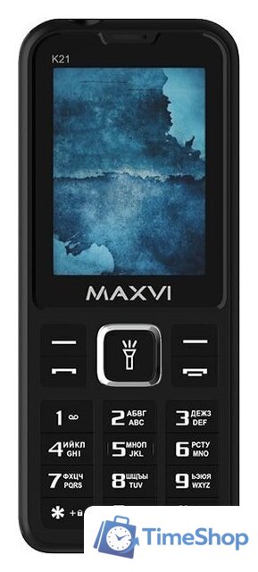 Кнопочный телефон Maxvi K21 (черный) - Изображение №2 — Интернет-магазин Time-Shop