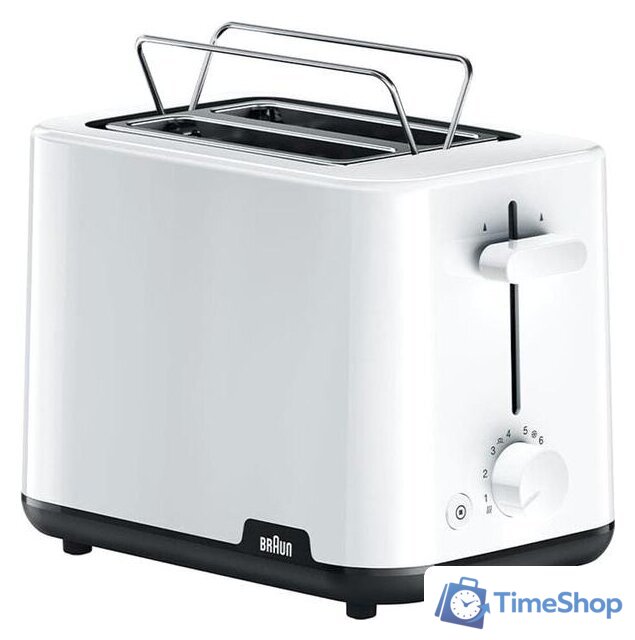 Тостер Braun HT1010WH - Изображение №1 — Интернет-магазин Time-Shop