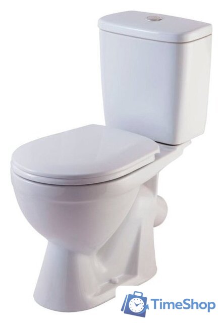 Унитаз напольный Rosa Лира Люкс (белый) - Изображение №1 — Интернет-магазин Time-Shop