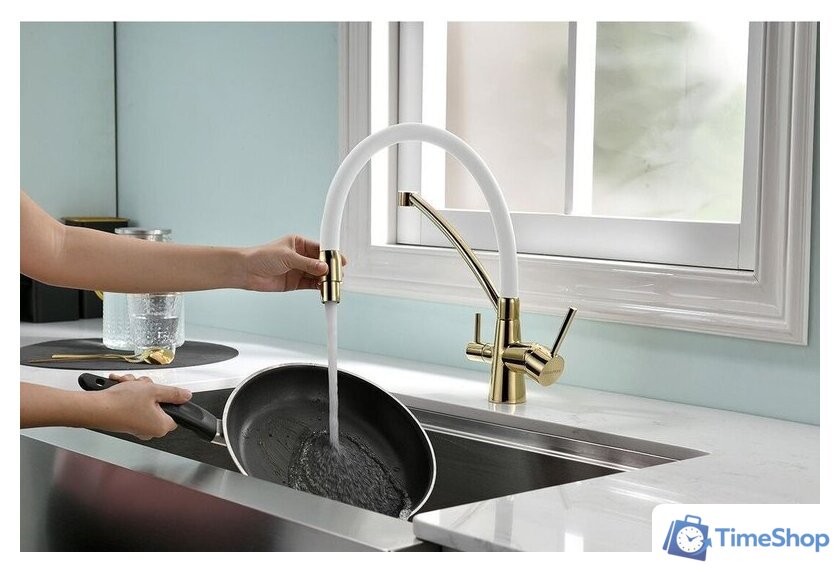 Смеситель Paulmark Siegen Si213111-GW - Изображение №4 — Интернет-магазин Time-Shop