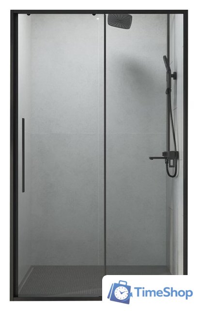 Душевая дверь Niagara Nova NG-34-11AGR 110x195 (графит/прозрачное стекло) - Изображение №1 — Интернет-магазин Time-Shop