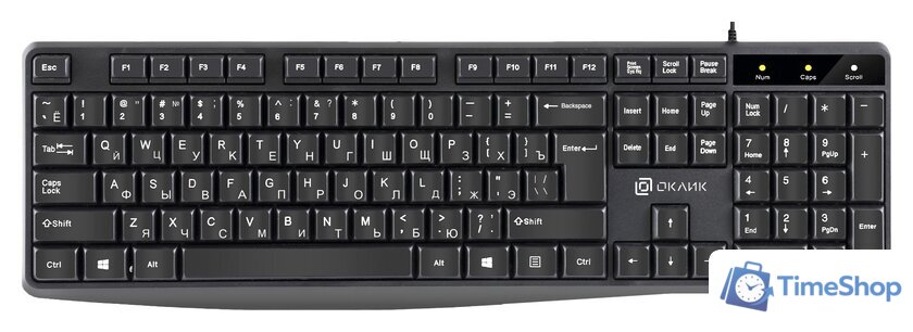 Клавиатура Оклик 145M - Изображение №1 — Интернет-магазин Time-Shop