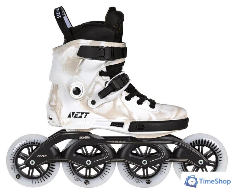 Роликовые коньки Powerslide Next Marble White 110 908404 (р. 38-39) - Изображение №1 — Интернет-магазин Time-Shop