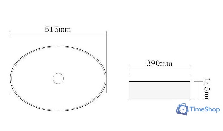Умывальник SantiLine SL-1104 - Изображение №2 — Интернет-магазин Time-Shop