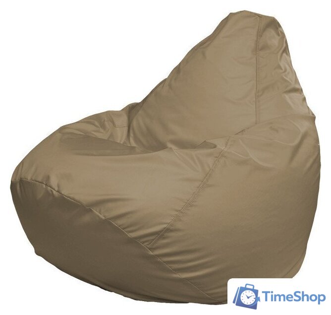 Кресло-мешок Flagman Груша Мега Г3.2-01 (темно-бежевый) - Изображение №1 — Интернет-магазин Time-Shop