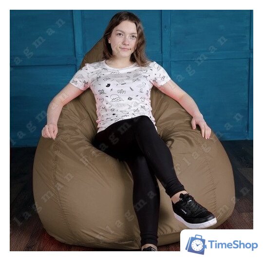 Кресло-мешок Flagman Груша Мега Г3.2-01 (темно-бежевый) - Изображение №11 — Интернет-магазин Time-Shop