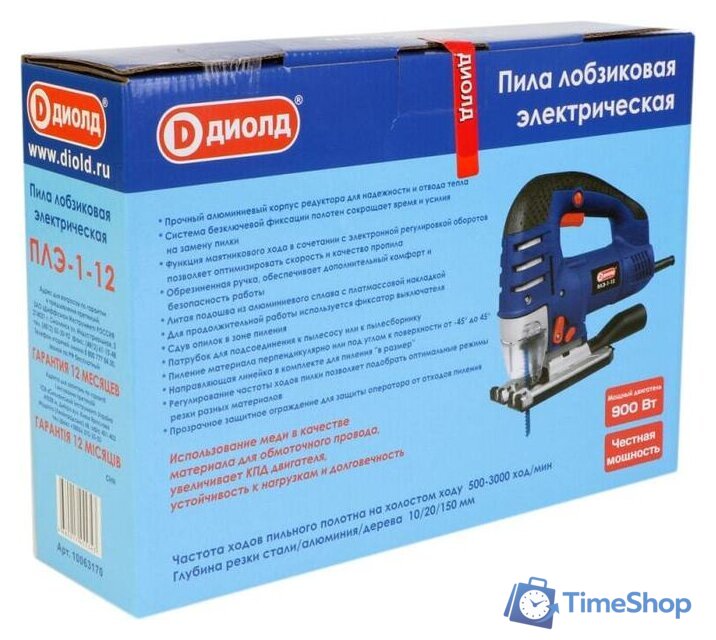 Электролобзик ДИОЛД ПЛЭ-1-12 - Изображение №7 — Интернет-магазин Time-Shop