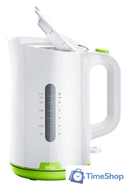 Электрический чайник Braun WK 1100 GR - Изображение №2 — Интернет-магазин Time-Shop