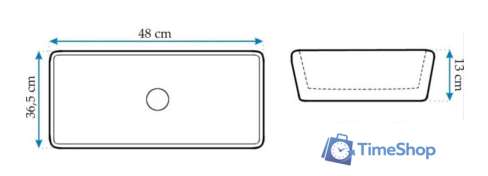 Умывальник Rea Anita N - Изображение №5 — Интернет-магазин Time-Shop