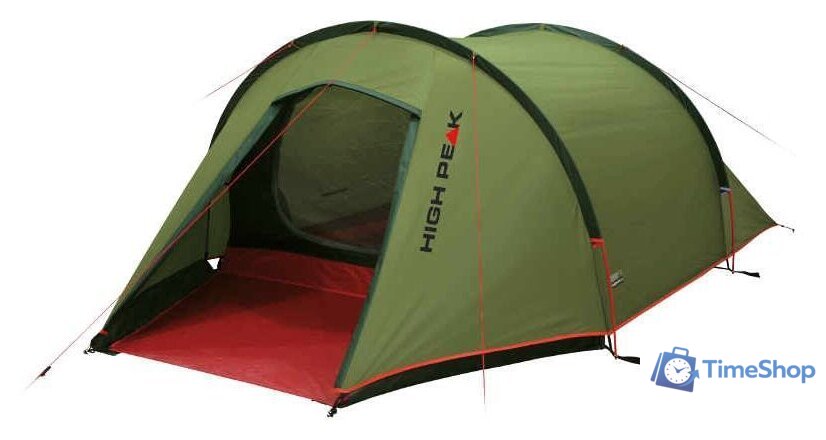 Треккинговая палатка High Peak Kite 3 10189 (зеленый) - Изображение №1 — Интернет-магазин Time-Shop