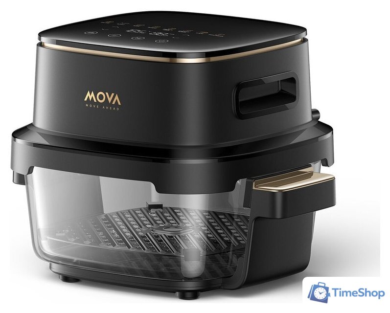 Аэрогриль (аэрофритюрница) Mova Aeroglass AF20 Pro (черный) - Изображение №2 — Интернет-магазин Time-Shop