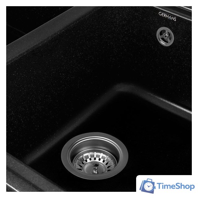 Кухонная мойка Gerhans C02 (оникс) - Изображение №4 — Интернет-магазин Time-Shop