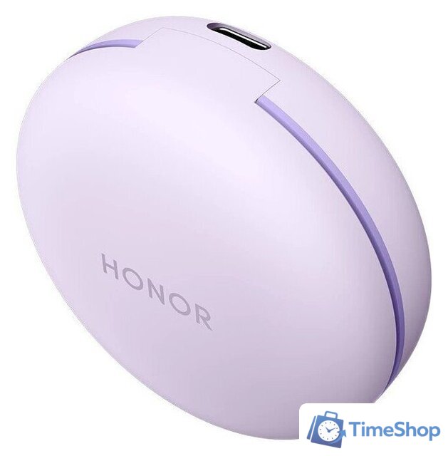 Наушники HONOR Earbuds A Pro (сиреневый, международная версия) - Изображение №6 — Интернет-магазин Time-Shop
