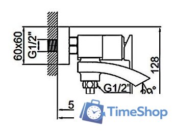 Смеситель Ledeme H78B L3178B - Изображение №3 — Интернет-магазин Time-Shop