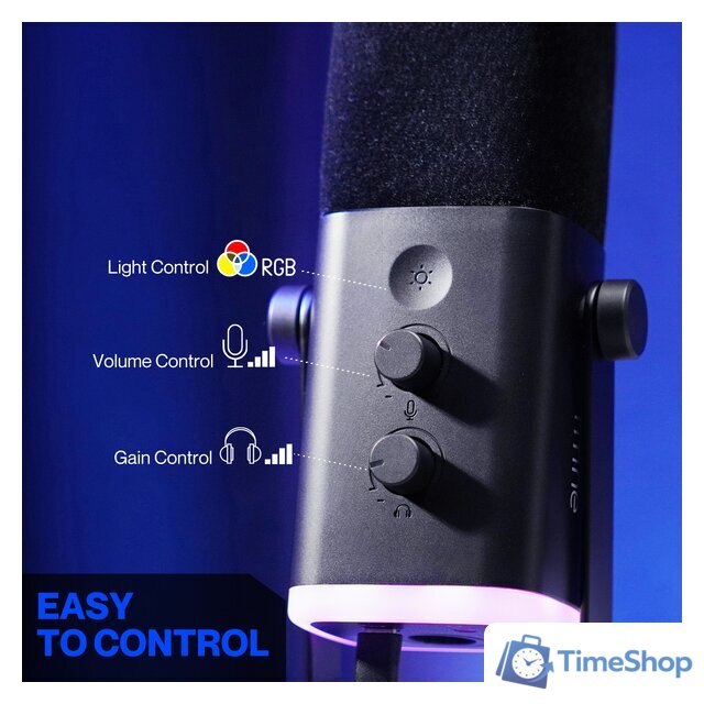 Проводной микрофон FIFINE AM8 (черный) - Изображение №6 — Интернет-магазин Time-Shop