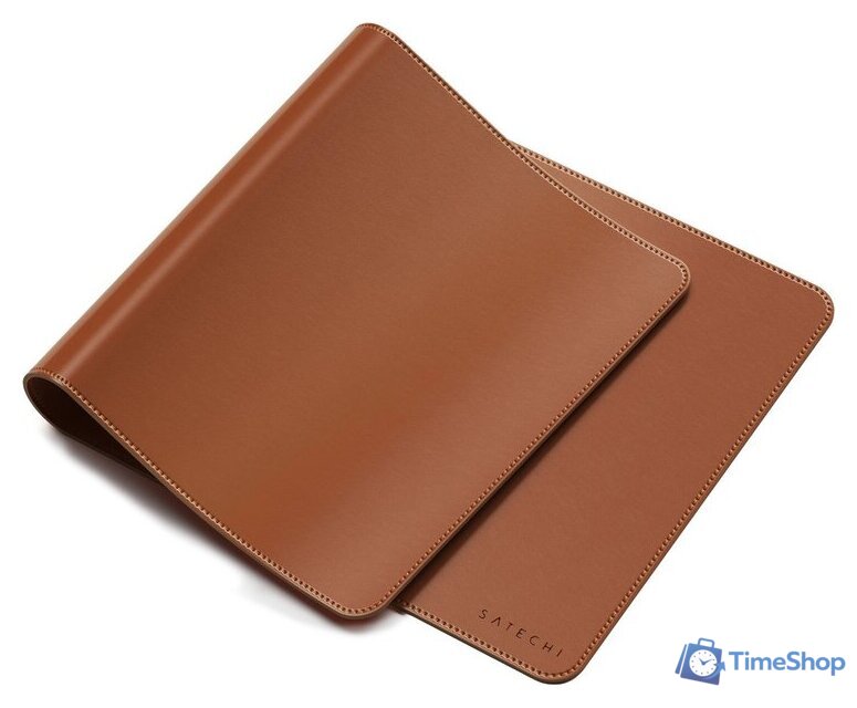 Коврик для стола Satechi Vegan-Leather Premium Desk Mat ST-LPDMN (коричневый) - Изображение №4 — Интернет-магазин Time-Shop