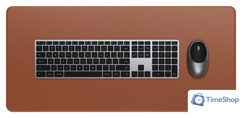 Коврик для стола Satechi Vegan-Leather Premium Desk Mat ST-LPDMN (коричневый) - Изображение №2 — Интернет-магазин Time-Shop