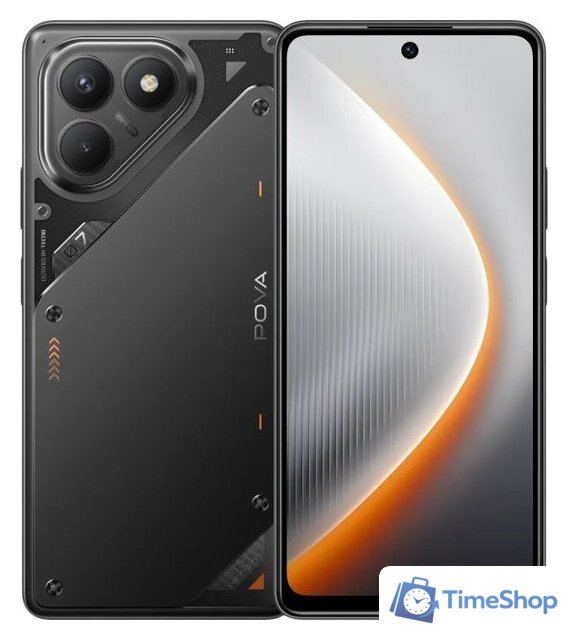 Телефон Tecno Pova 7 Neo 8GB/128GB (индустриальный черный) - Изображение №1 — Интернет-магазин Time-Shop