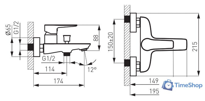 Смеситель Ferro Adore BDR1 - Изображение №2 — Интернет-магазин Time-Shop