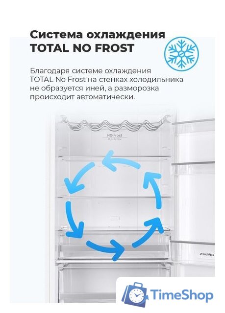 Холодильник MAUNFELD MFF200NFW - Изображение №19 — Интернет-магазин Time-Shop