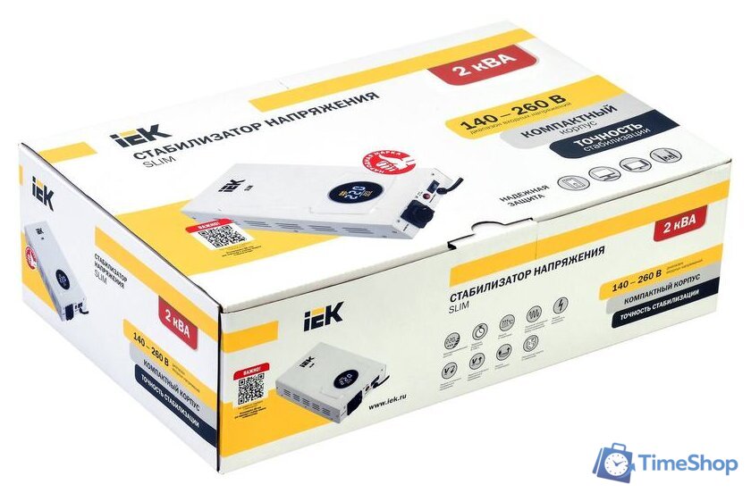 Стабилизатор напряжения IEK Slim 2кВА - Изображение №2 — Интернет-магазин Time-Shop