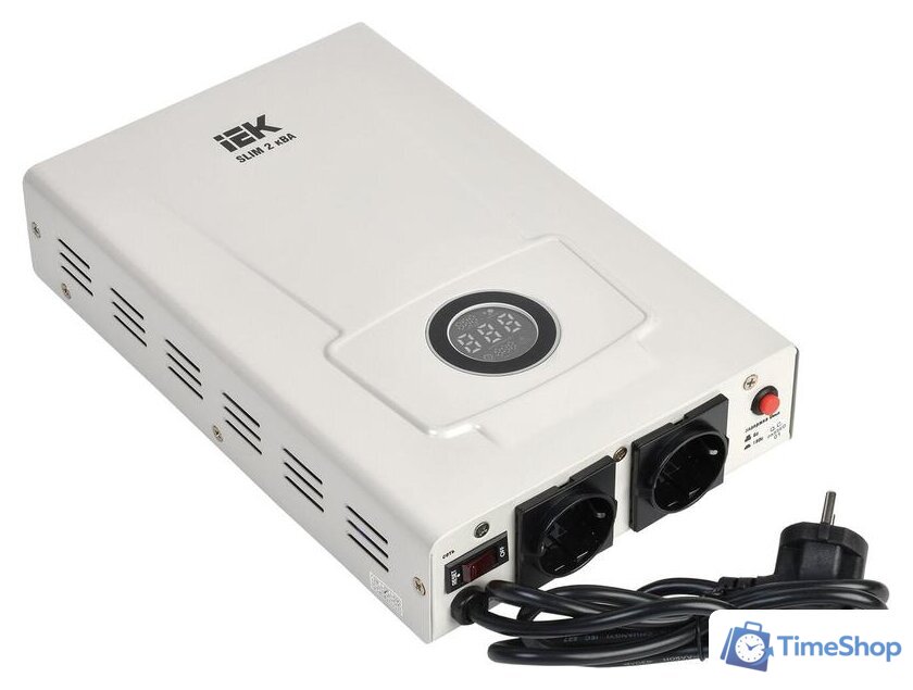 Стабилизатор напряжения IEK Slim 2кВА - Изображение №1 — Интернет-магазин Time-Shop