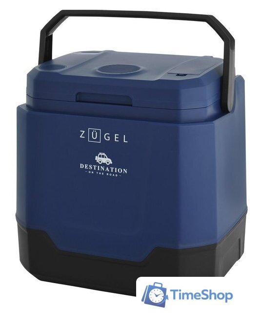 Термоэлектрический автохолодильник ZUGEL ZCR1004 32л (синий) - Изображение №1 — Интернет-магазин Time-Shop