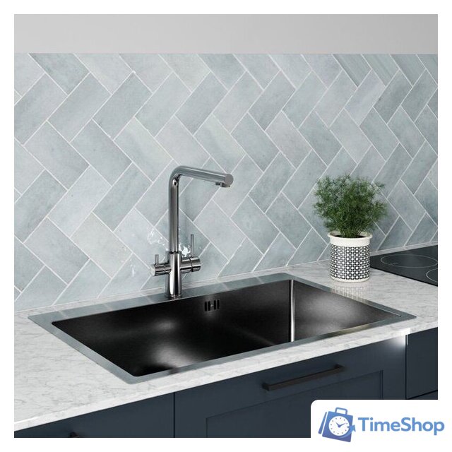 Кухонная мойка Floracio Steel F.7551.GM - Изображение №2 — Интернет-магазин Time-Shop