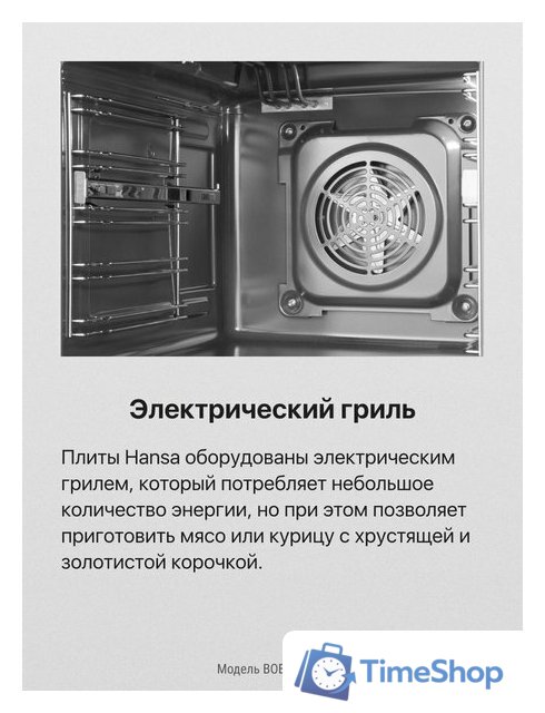Электрический духовой шкаф Hansa BOEW68433 - Изображение №13 — Интернет-магазин Time-Shop