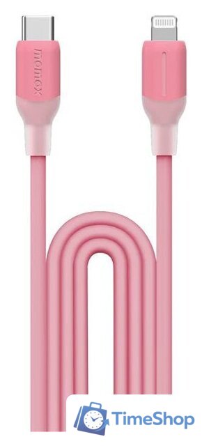 Кабель Momax DL53P 1-Link Flow LC USB Type-C - Lightning (1.2 м, розовый) - Изображение №1 — Интернет-магазин Time-Shop