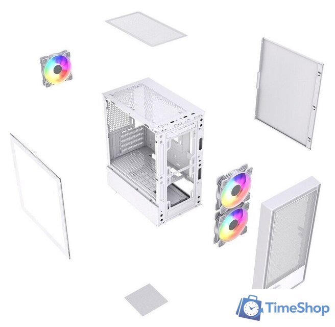 Корпус Powercase Mistral SM02 ARGB CMMSM02W-A3 - Изображение №7 — Интернет-магазин Time-Shop