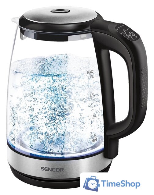Электрический чайник Sencor SWK 2090BK - Изображение №2 — Интернет-магазин Time-Shop