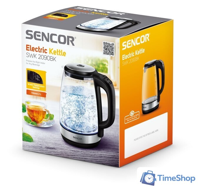 Электрический чайник Sencor SWK 2090BK - Изображение №11 — Интернет-магазин Time-Shop