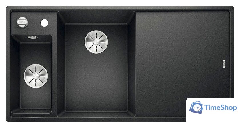 Кухонная мойка Blanco Axia III 6 S (разделочная доска из стекла, антрацит) 524653 - Изображение №1 — Интернет-магазин Time-Shop