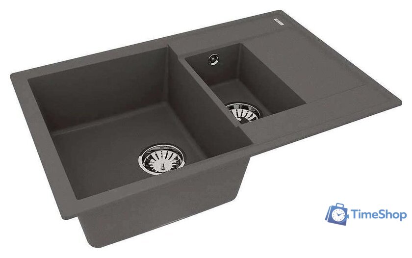 Кухонная мойка Lemark Ramza 9910041 (серый) - Изображение №2 — Интернет-магазин Time-Shop