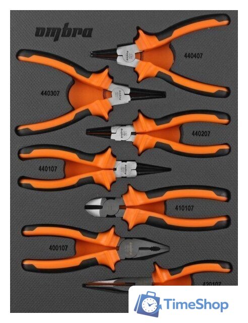 Набор пассатижей Ombra OMT7STE (7 предметов) - Изображение №1 — Интернет-магазин Time-Shop