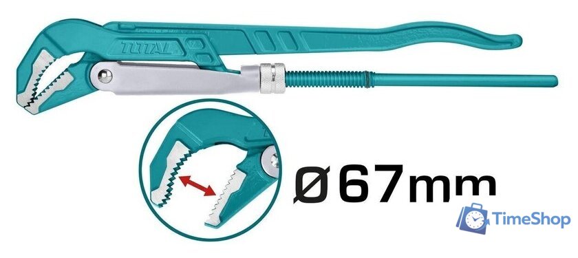 Ключ трубный Total THT172023 - Изображение №1 — Интернет-магазин Time-Shop