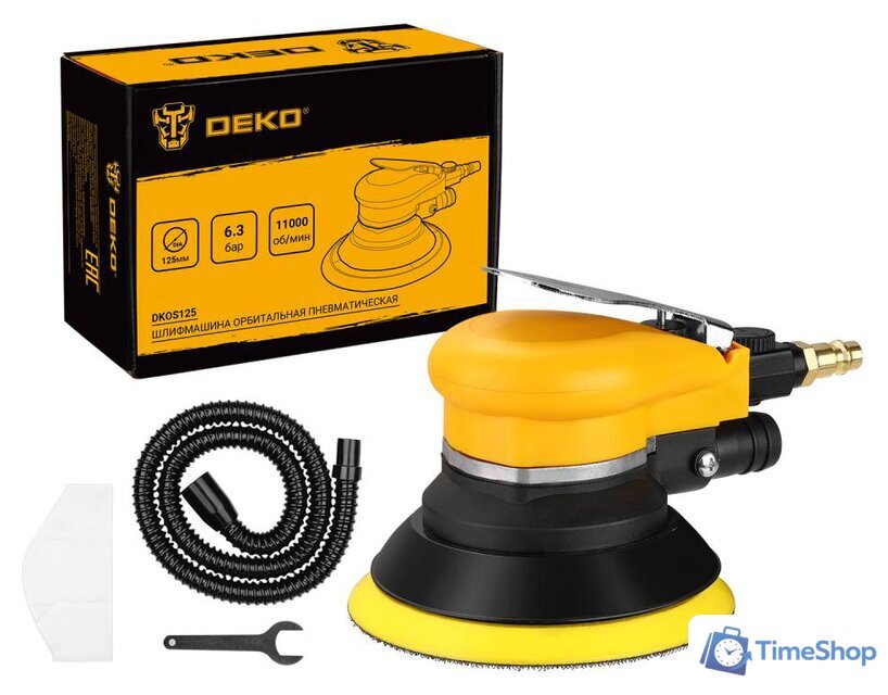 Пневмошлифмашина Deko DKOS125 063-4381 - Изображение №1 — Интернет-магазин Time-Shop