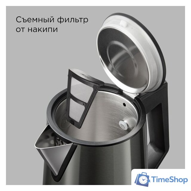 Электрический чайник Redmond (Редмонд) KM244 (серый) - Изображение №5 — Интернет-магазин Time-Shop