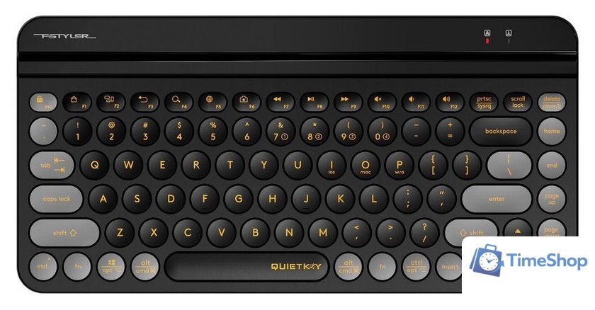 Клавиатура A4Tech Fstyler FBK30 (черная смородина) - Изображение №1 — Интернет-магазин Time-Shop